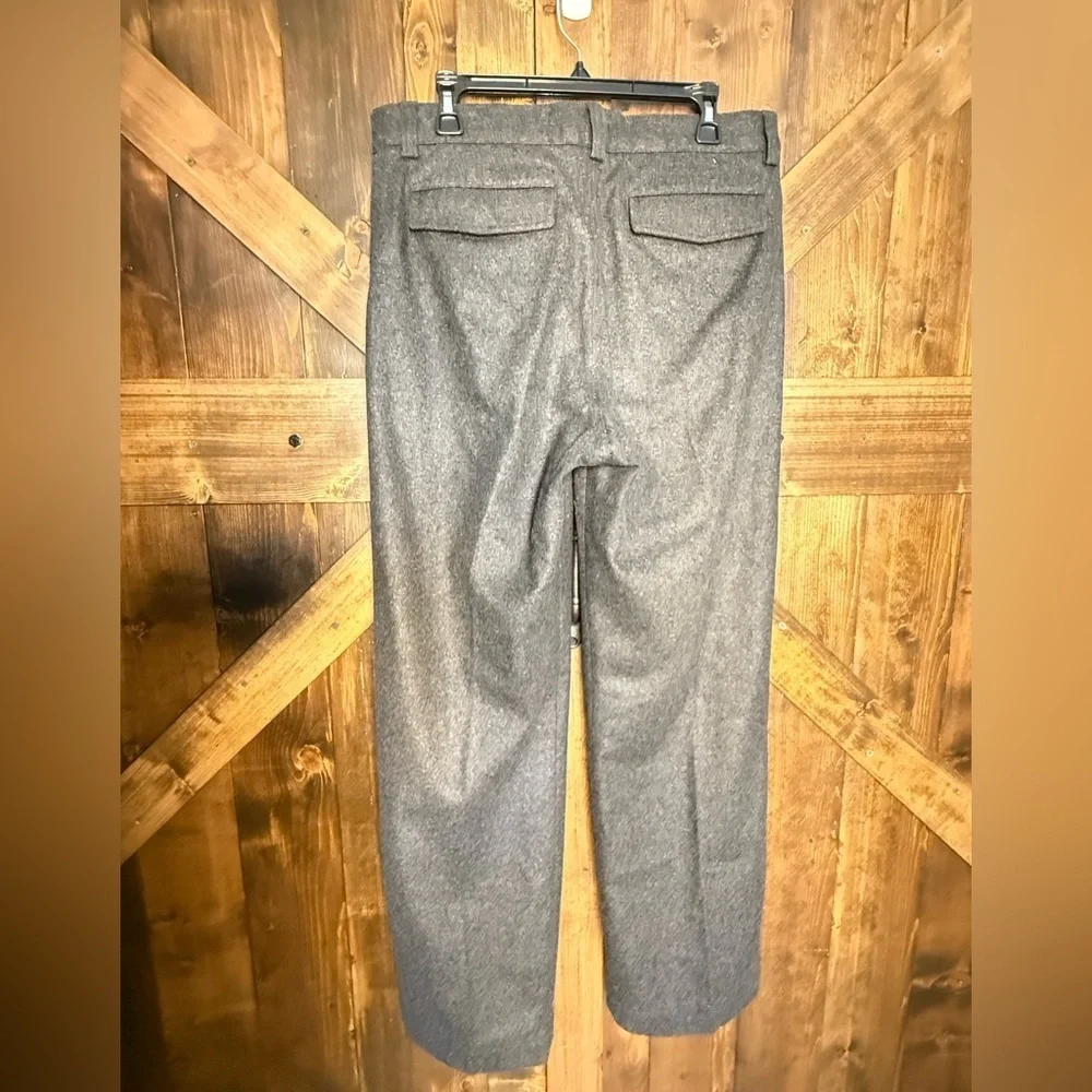 BANANA REPUBLIC Gray Wool Blend Style 300412 Utility Officer Baggy 34 X 32